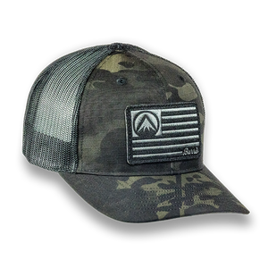 Burris Tactical Camo Trucker Hat